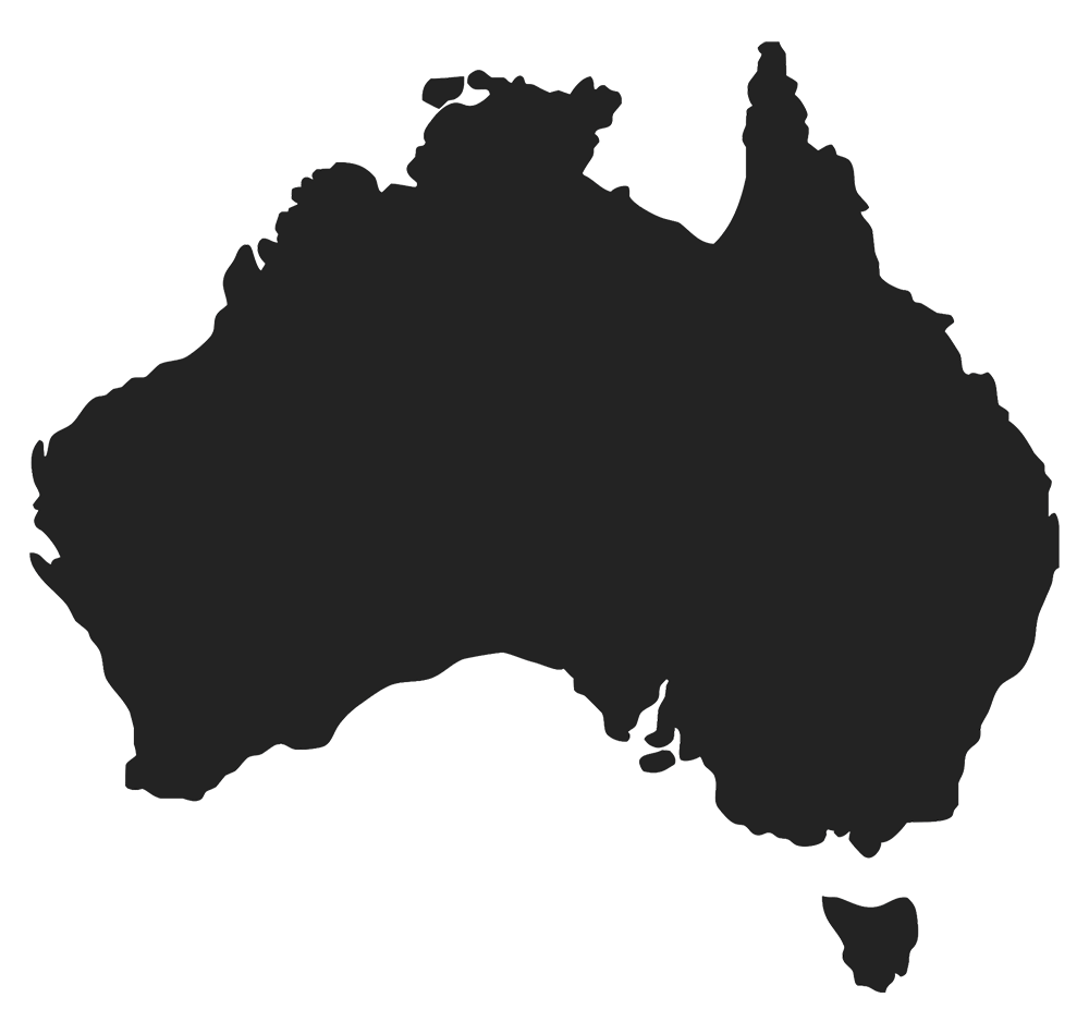 Australia Map with Cities Names